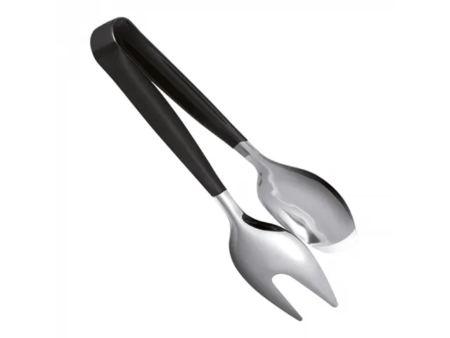 Serveertang Tweepunt Zwart han dvat 24cm RVS