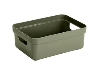 Sigma Home opbergbox 9L donkergroen - 35x24,6x12,2cm - 1