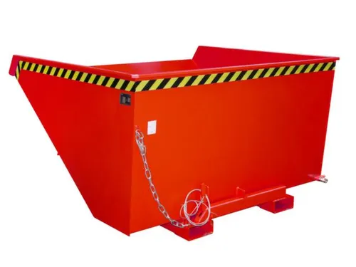 Kiepbak voor spaanders,HxLxB 1095x1720x1870mm,2,1m³,draagverm. 1500kg