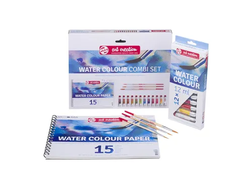 Schilderset Talens Art Creation aquarel à 16-delig blauw