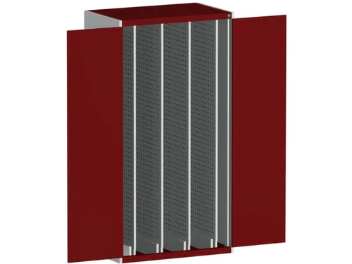 verticale kast,HxBxD 2000x1050x650mm,deur m. perforaties