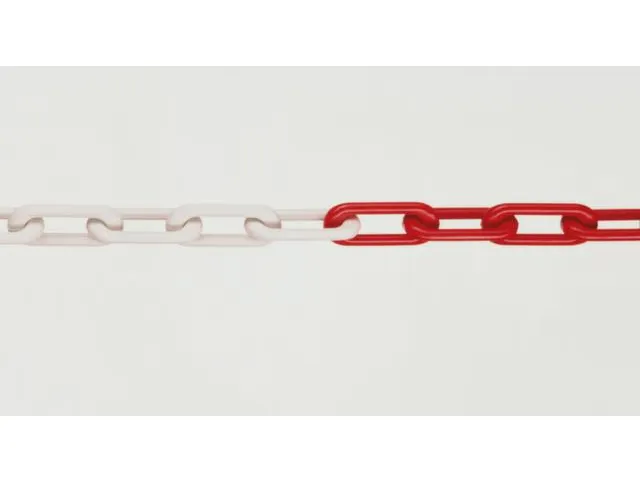 Afzetketting Nylon L 50M Breuklast 340Dn Rood/wit