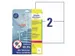 Antimicrobiële etiketten afneembaar transparant 210x148mm