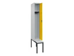 locker met bank,HxBxD 2120x300x815mm,1vak,vak B 300mm,cilinderslot