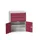 ladekast HxBxD 1000x800x550mm 3laden 2deuren RAL7035 front RAL3004