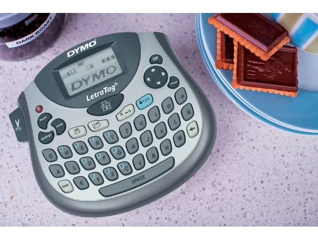 Labelprinter Dymo LetraTag 100T draagbaar azerty 12mm zilver