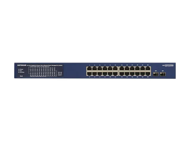 NETGEAR GS724TP, Managed, L2/L3/L4, Gigabit Ethernet (10/100/1000), Fu
