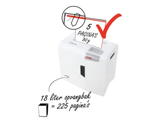 Papiervernietiger Hsm Shredstar X5 Snippers 4.5x30mm P-4 - 3