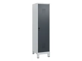 schoollocker,HxBxD 1630x400x500mm,1vak,vak B 400mm,draaigrendel,voeten - 2