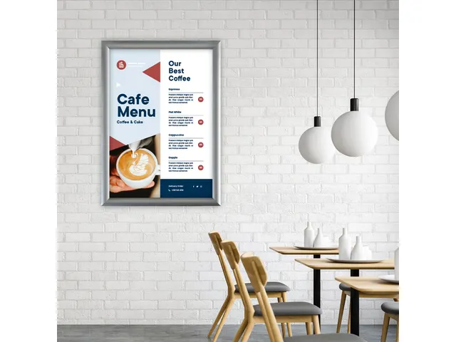 Porte-affiche clipsable Europel A2 25mm