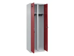 locker voor scheiding van kleding,HxBxD 1850x600x500mm,2vak