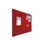 Prikbord Paneel Float Bulletin 60x200 Cm Rood
