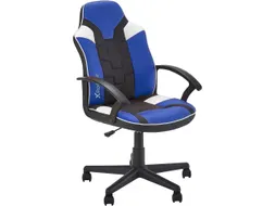 Xrocker Saturn Gaming stoel blauw 5120201 tiener PU leer 100kg