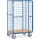 Pakketwagens Draadgaas Dubbele Vleugeldeuren 8582-3 600kg 1000x700mm