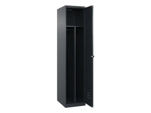 locker voor scheiding van kleding,HxBxD 1850x400x500mm,1vak