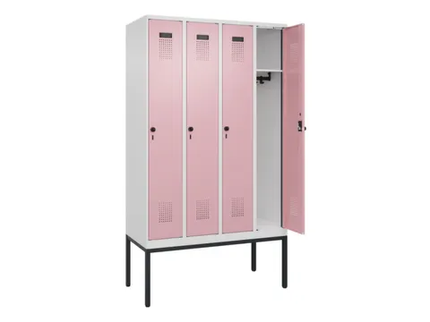 locker,HxBxD 2120x1200x500mm,4vak,vak B 300mm,draaigrendel