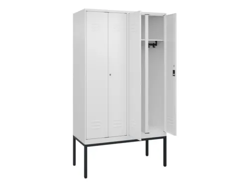 locker voor scheiding van kleding,HxBxD 2120x1200x500mm,4vak