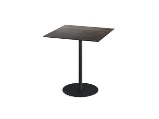 bistrotafel,HxBxD 730x700x700mm,rechthoekig,schotelvoet zwart - 1