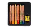 Crayon de couleur Bruynzeel Kids Soft + taille-crayon 6 couleurs