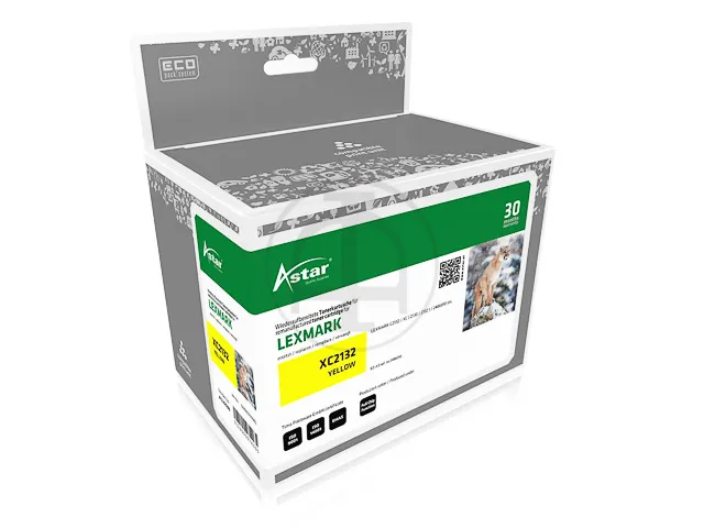 As20086 Astar Lexmark 24B6010 Xc Toner Geel Rebuilt