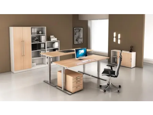 Elektrisch in hgte vst. zit-sta-bureau,HxBxD 630-1270x1800x800mm
