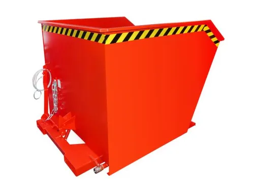 Kiepbak voor spaanders,HxLxB 780x1640x1280mm,1m³,draagverm. 1500kg