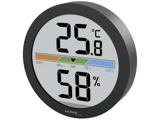 Thermometer Technoline WS 9418 60x60x15mm zwart