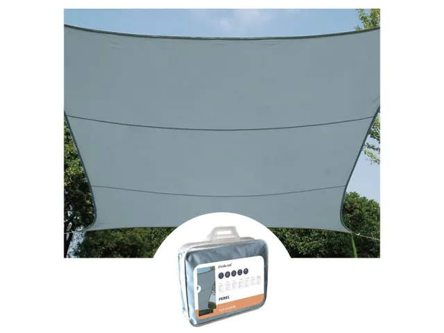 Zonnezeil Rechthoek 4x3m Lichtgrijs