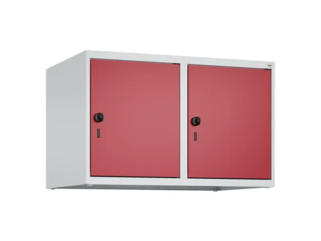 opzetkast,v. locker,2vak.,vak B 400mm,HxBxD 500x800x500mm,draaigrendel