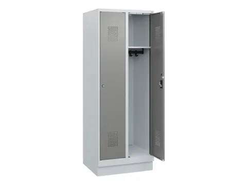 schoollocker,HxBxD 1630x600x500mm,2vak,vak B 300mm,cil.-slot,sokkel