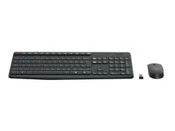 Logitech MK235 toetsenbord Inclusief muis USB QWERTZ Slovaaks Grijs