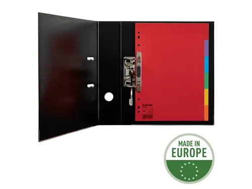 Tabbladen Esselte A4 11-gaats Karton 6-delig Blanco Tabs Kleur