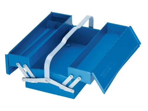1263 L Gereedschapskist,leeg,3vakken,160x420x225mm