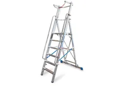 Ladder Aluminium Bordes 1.40m 6Treden Incl.Bordes