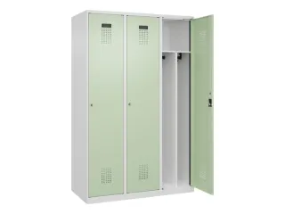 locker voor scheiding van kleding,HxBxD 1850x1200x500mm,3vak - 1