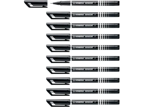 Fineliner STABILO Sensor 189/46 fijn zwart