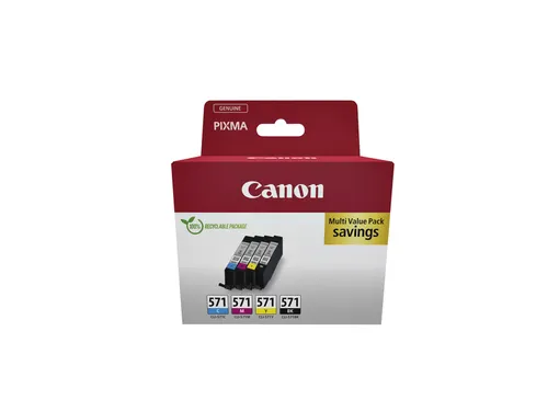 Canon CLI-571 multipack zwart + 3 kleuren origineel