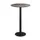 statafel,HxØ 730x700mm,rond,schotelvoet van staal