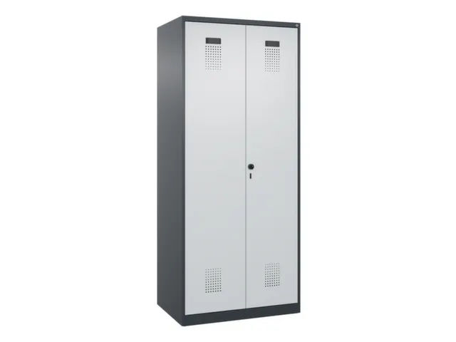locker voor scheiding van kleding,HxBxD 1850x800x500mm,2vak