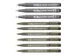 Fineliner Artline technisch etui met 0.1-0.3-0.5-0.7mm zwart