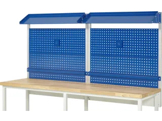 opbouwelement,v. werkbank,HxBxD 1130x2500x350mm,draagverm. 100kg,staal - 1