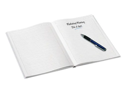 Notitieboek Leitz WOW A4 lijn wit