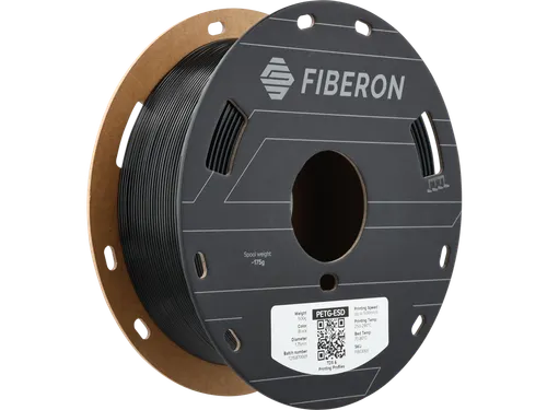 Polymaker Fiberon Filament PETG-ESD Black, 1,75 mm / 500 g