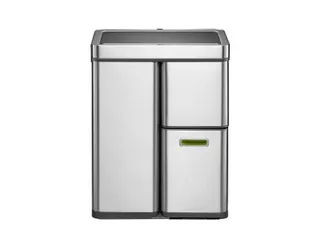 Afvalbak EKO Mirage Plus sensor 30 liter en 2x15 liter RVS - 1