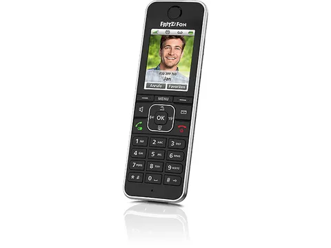Fritz! Fon C6 AVM Dect Handset Zwart Draadloos Li-Ion-Accu