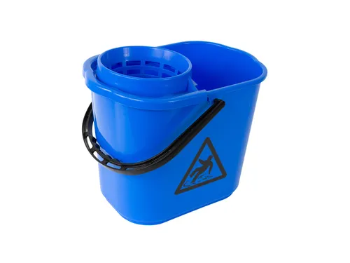 Mopemmer spaans Cleaninq met korf 12L blauw