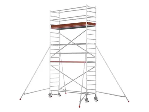 rolsteiger,reik H 6,4m,steiger H 5,64m,2platform(s),m. luik