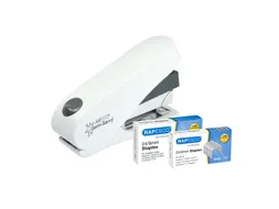 Nietmachine Rapesco Germ-Savvy Less Effort Eco Luna antibacterieel wit