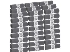 Afvalzak Cleaninq 60x80cm LDPE T30 60L trekband grijs Voordeelbundel