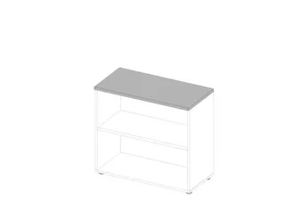 kantoorstelling,HxBxD 815x900x450mm,1xhouten vloer,2ordnerhoogtes - 1